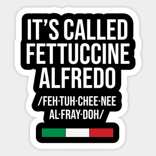 It's called Pasta Fettuccine Alfredo Sticker